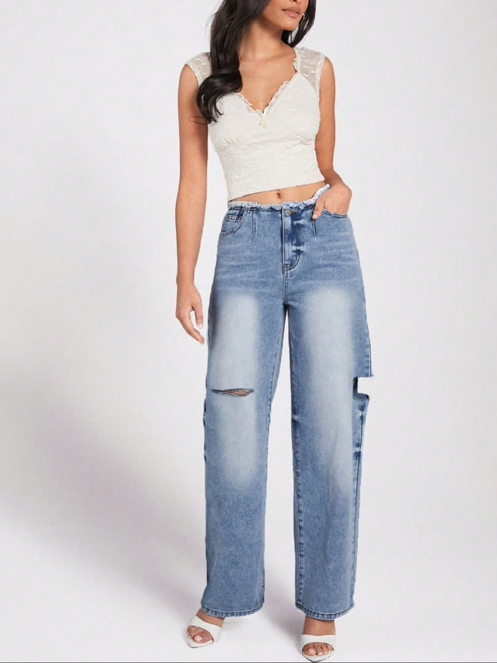 Jeans SHEIN, albastru