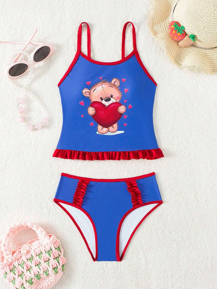 Costum de baie SHEIN, mix culori