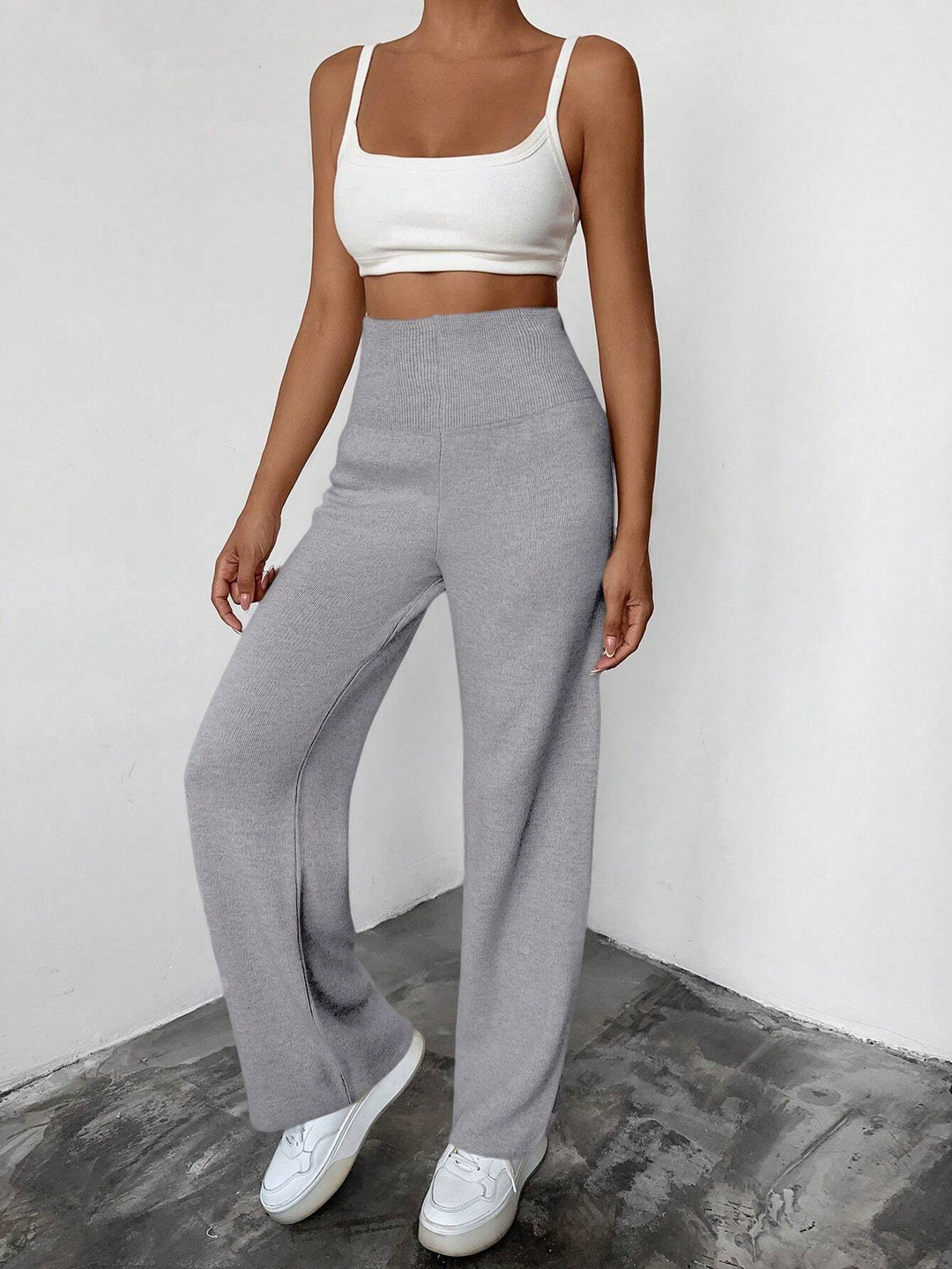 Pantaloni SHEIN, gri