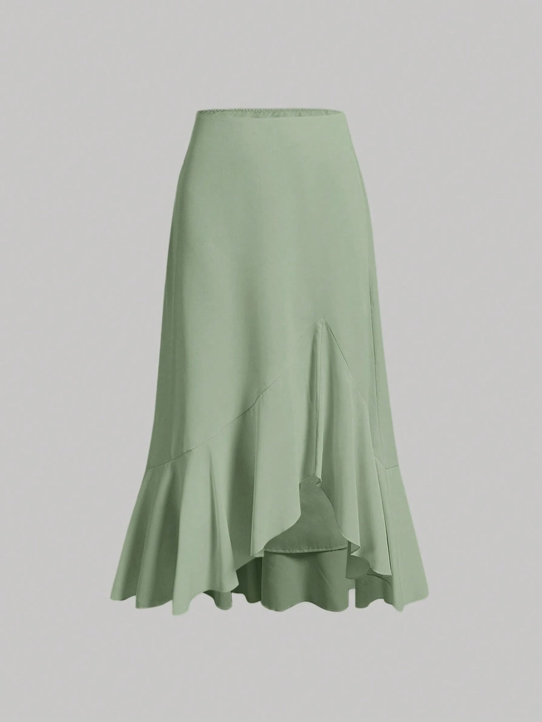 Fustă midi SHEIN, verde