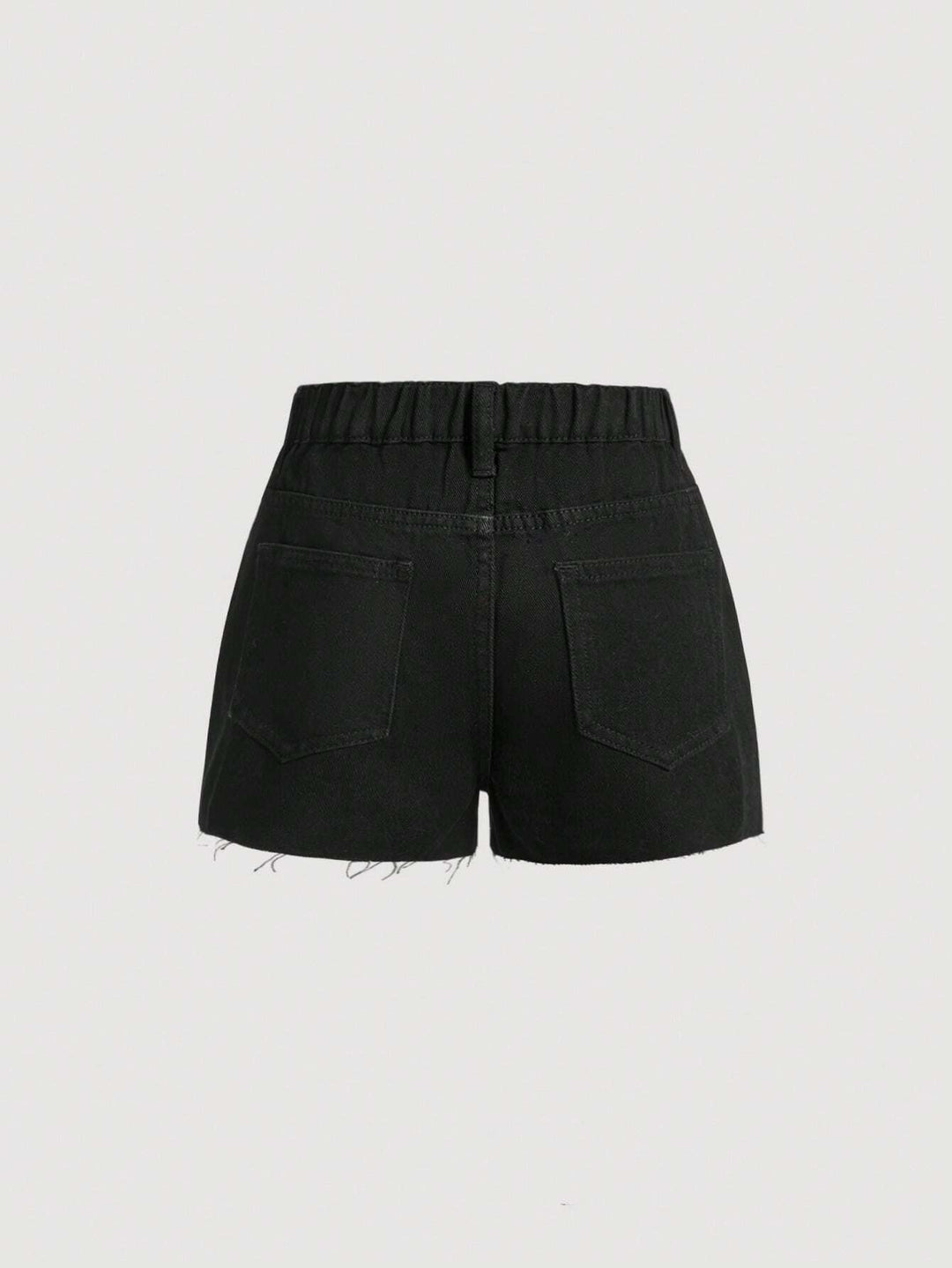 Pantaloni scurți SHEIN, negru