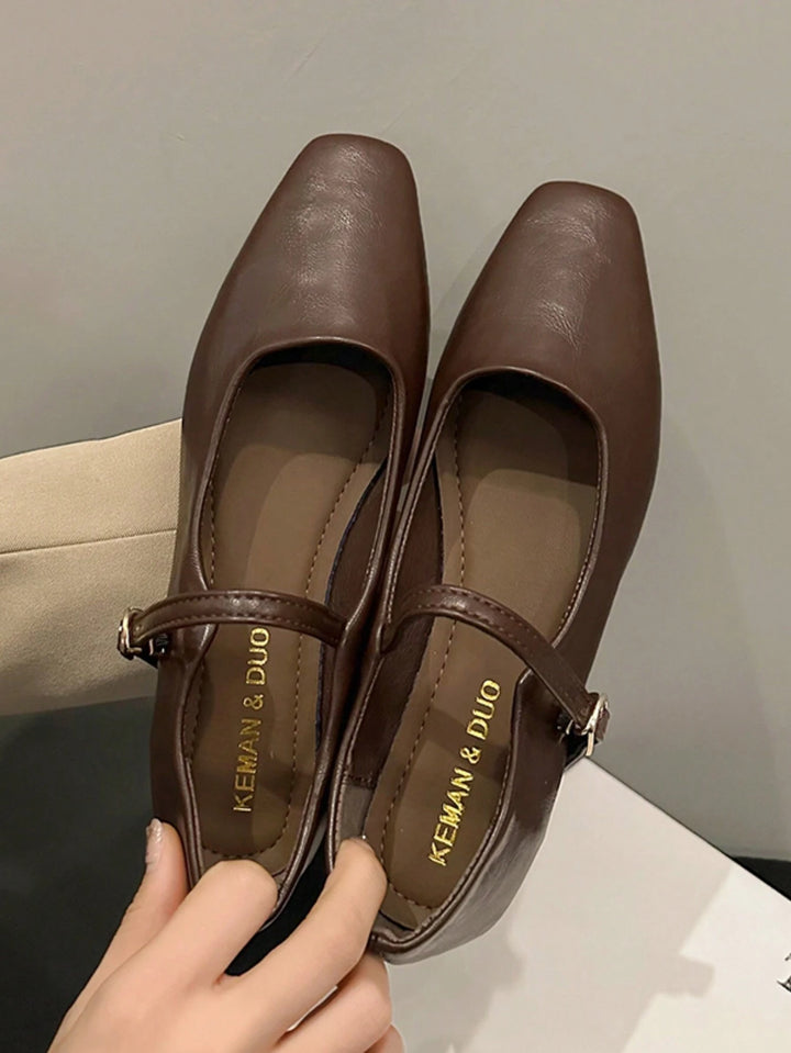 Pantofi SHEIN, maro