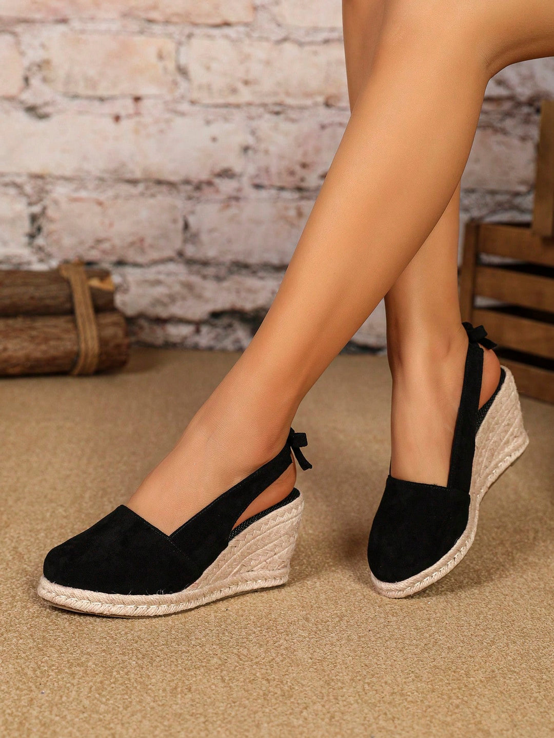 Sandale SHEIN, negru