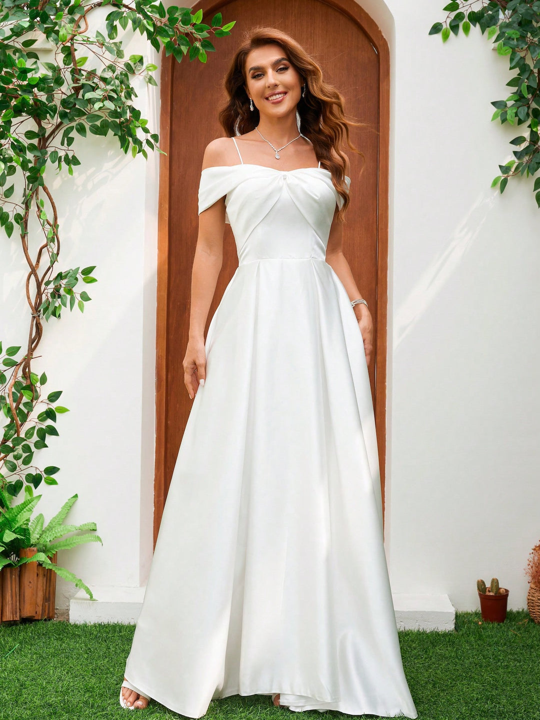 Rochie de mireasă SHEIN, alb