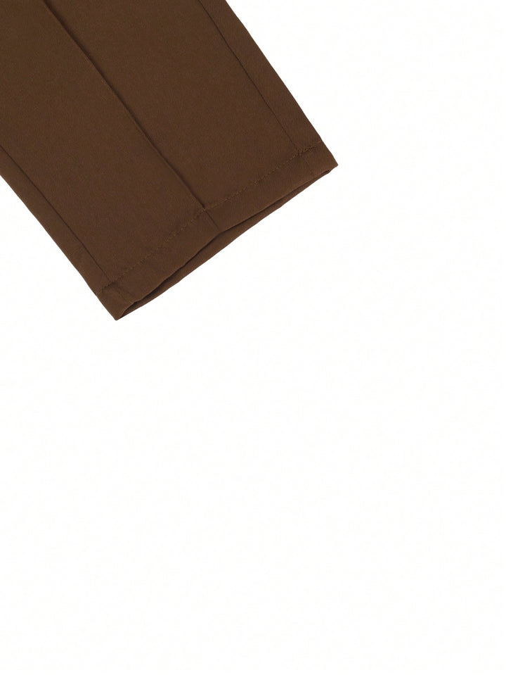 Pantaloni SHEIN, maro