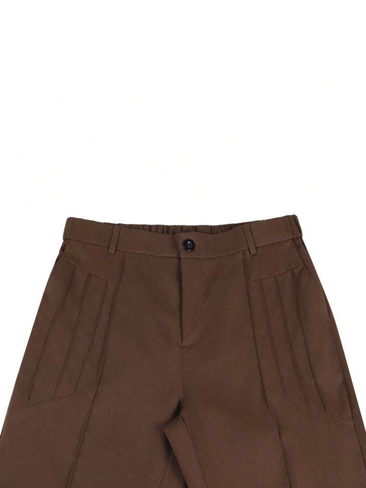 Pantaloni SHEIN, maro