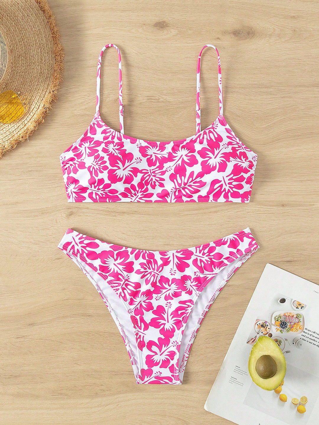 Costum de baie SHEIN, mix culori