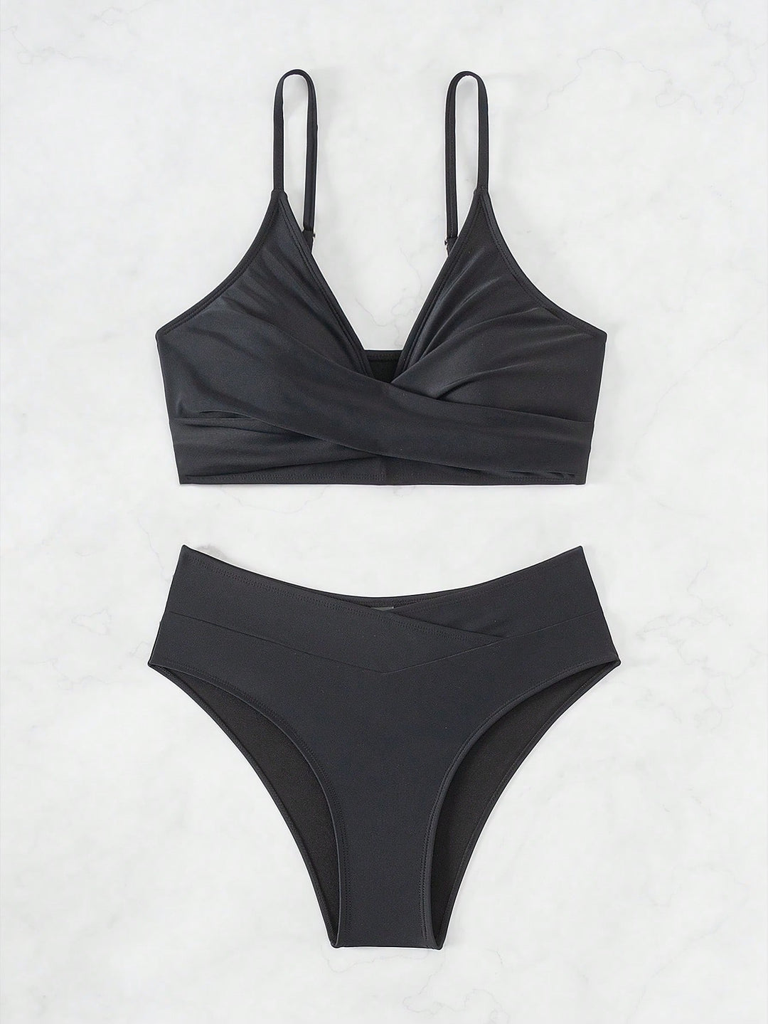 Set bikini SHEIN, negru