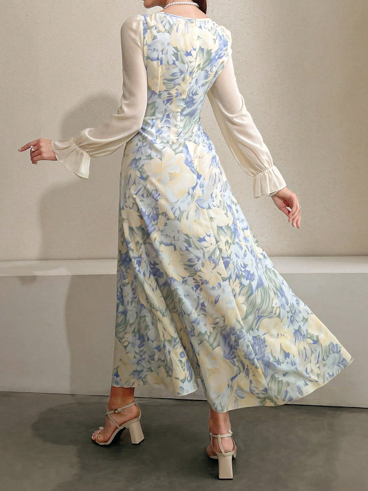 Rochie maxi SHEIN, albastru