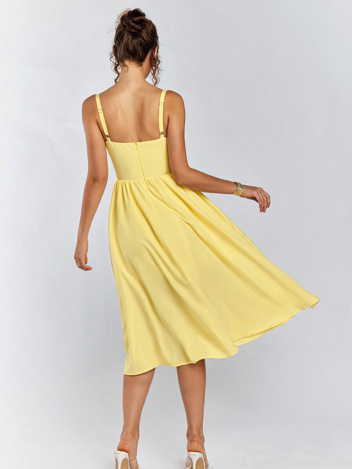 Rochie maxi SHEIN, galben