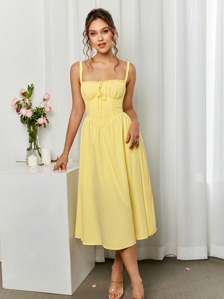 Rochie maxi SHEIN, galben