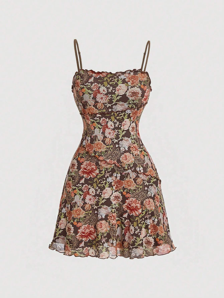 Rochie mini SHEIN, maro