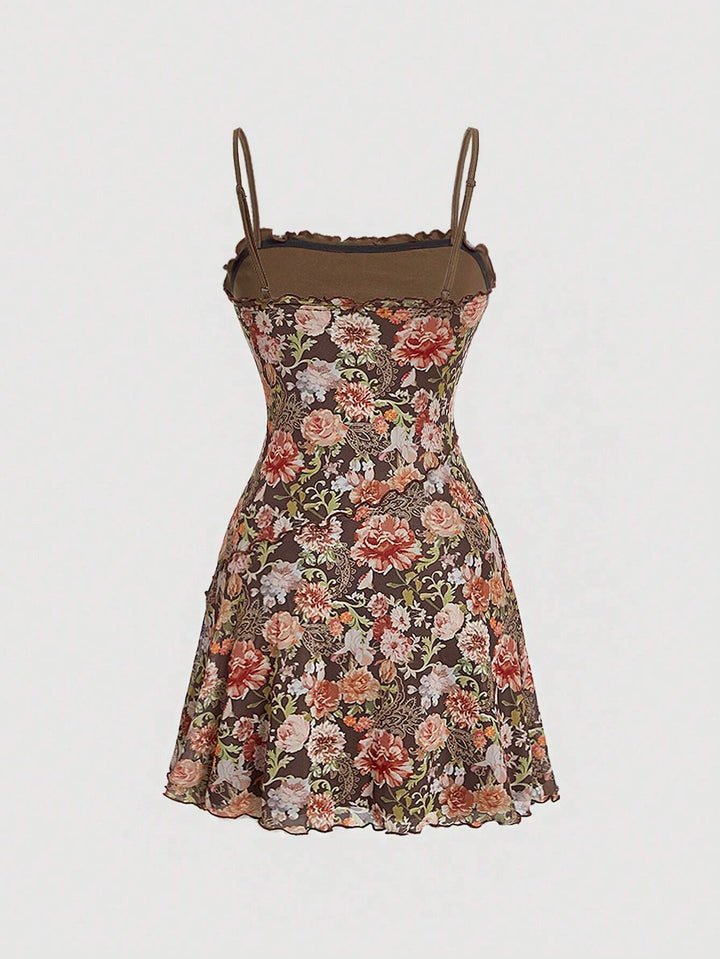 Rochie mini SHEIN, maro