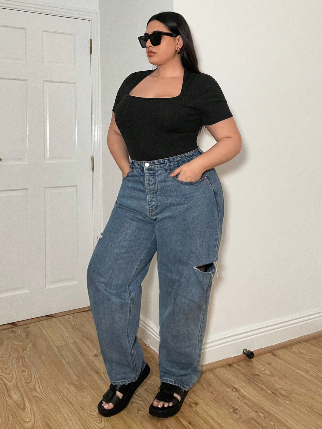 Body SHEIN, negru
