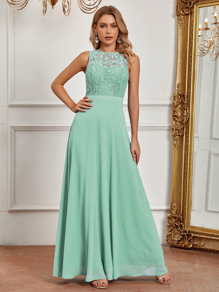 Rochie maxi SHEIN, verde