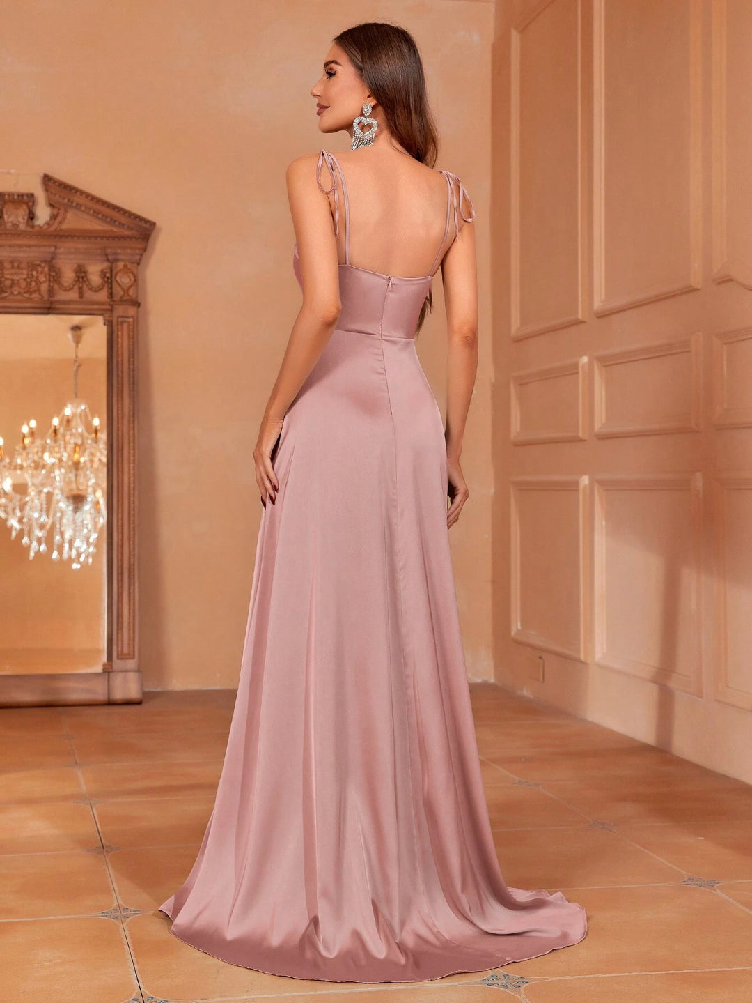 Rochie maxi SHEIN, roz