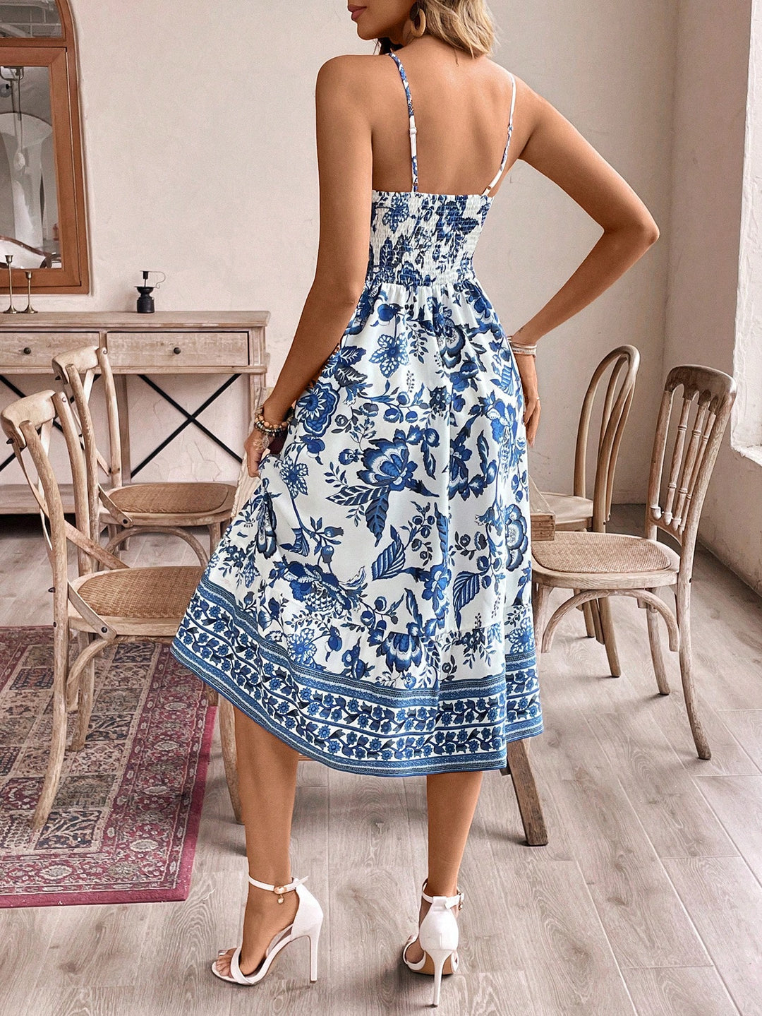 Rochie midi SHEIN, mix culori