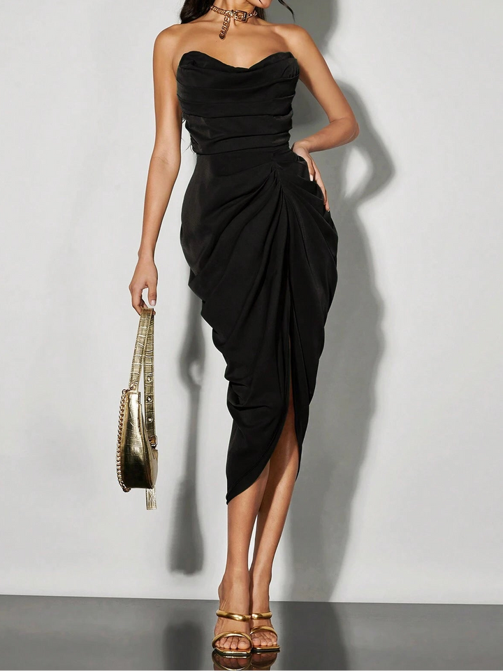 Rochie midi SHEIN, negru