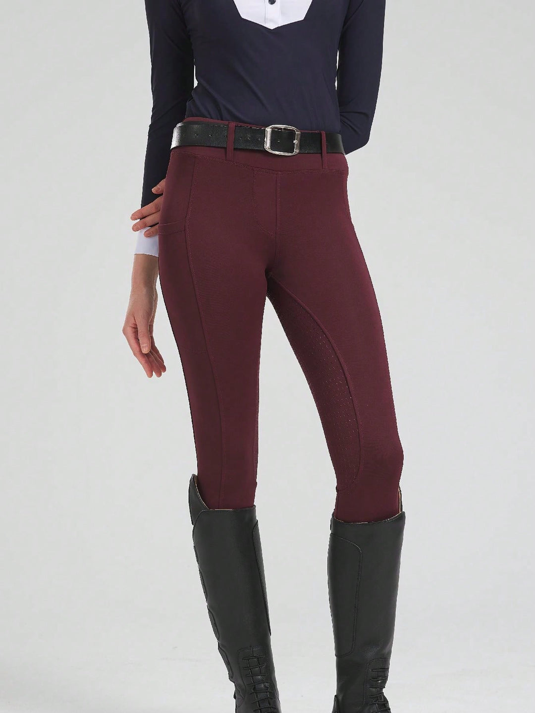 Pantalon echipă ecuestre SHEIN
