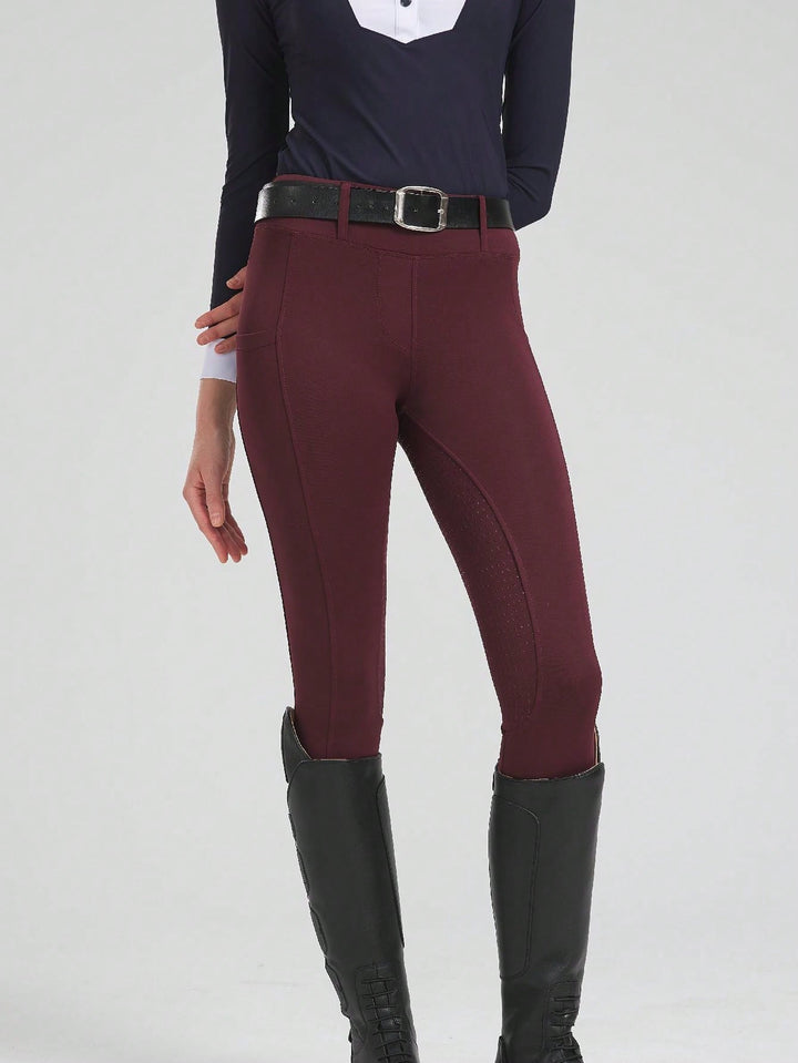 Pantalon echipă ecuestre SHEIN