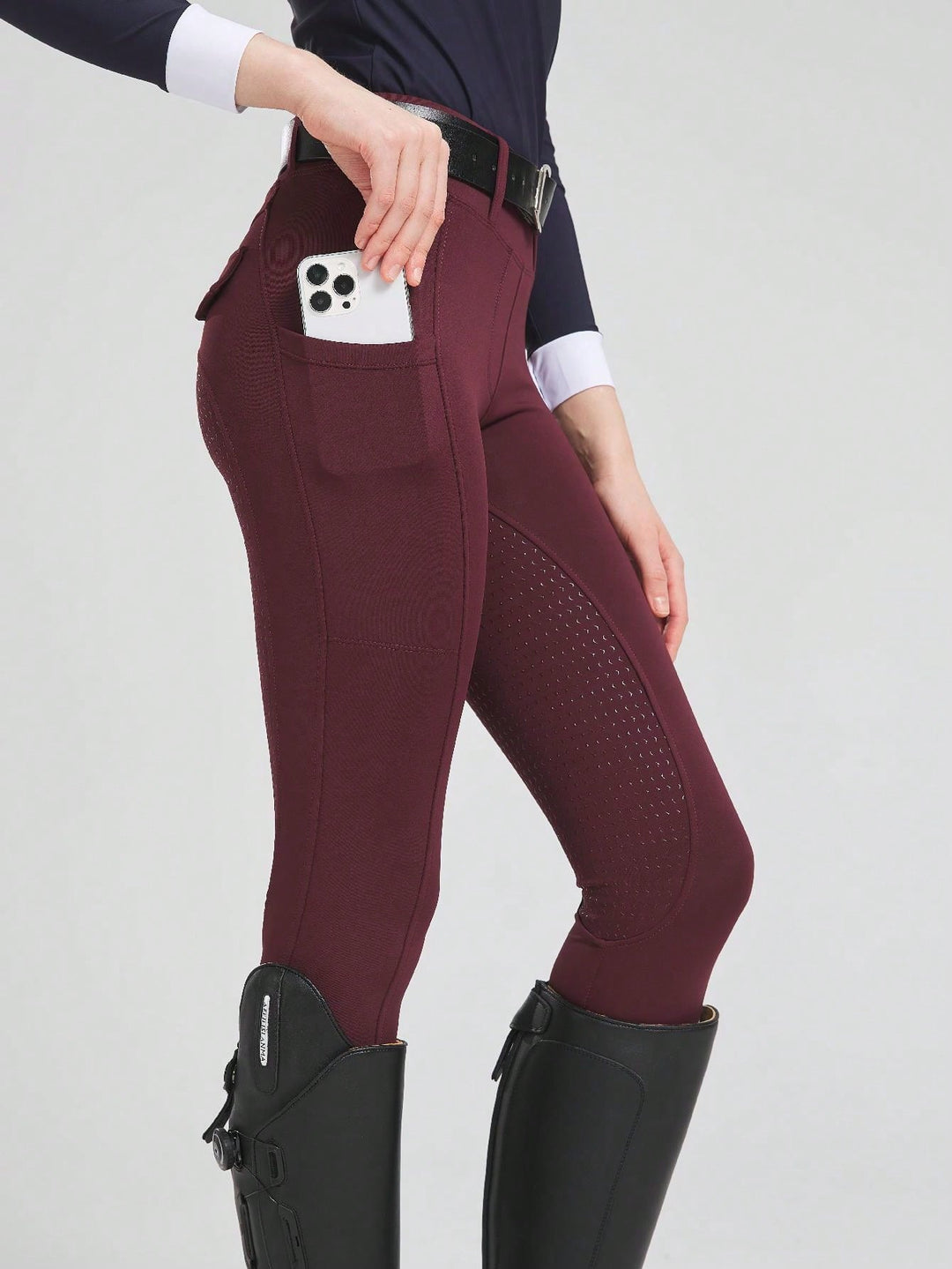 Pantalon echipă ecuestre SHEIN