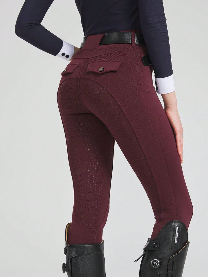 Pantalon echipă ecuestre SHEIN