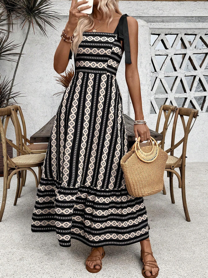 Rochie maxi Shein, mix culori