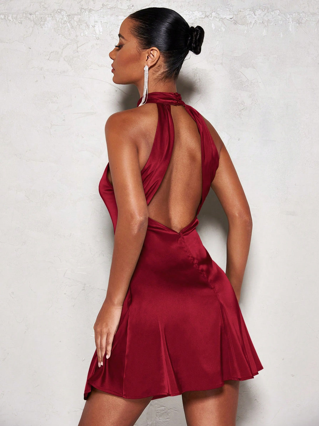 Rochie mini SHEIN, vișiniu