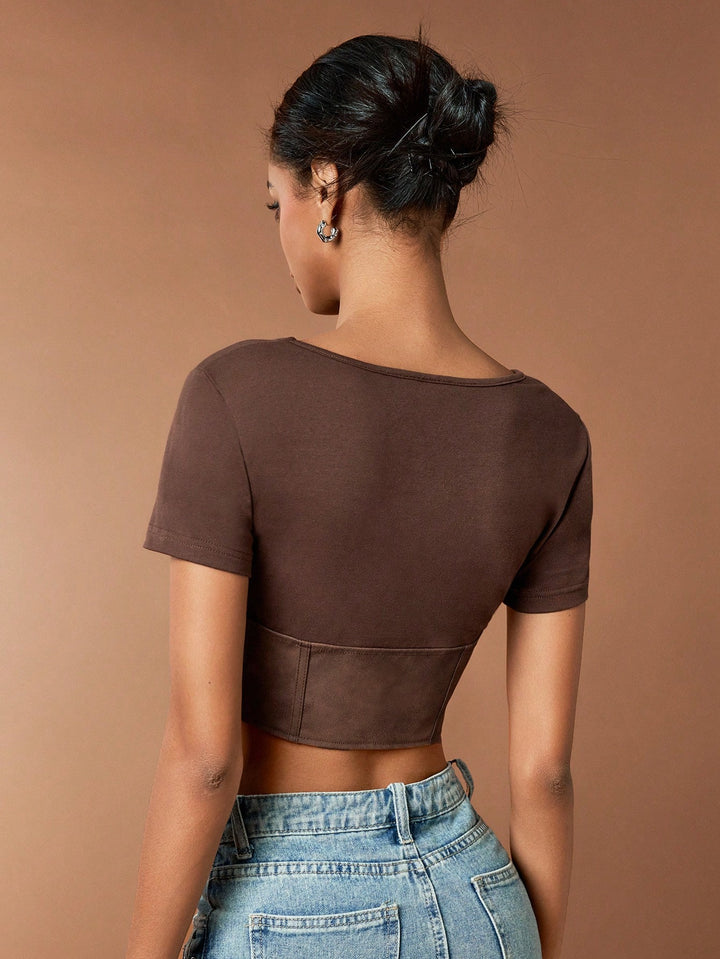 Tricou SHEIN, maro