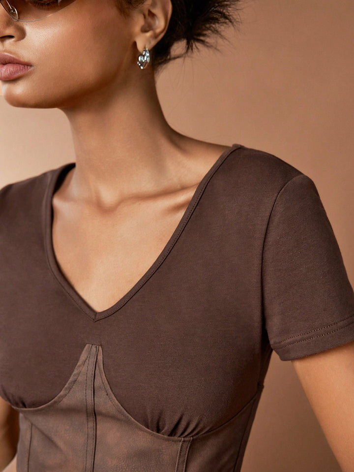 Tricou SHEIN, maro