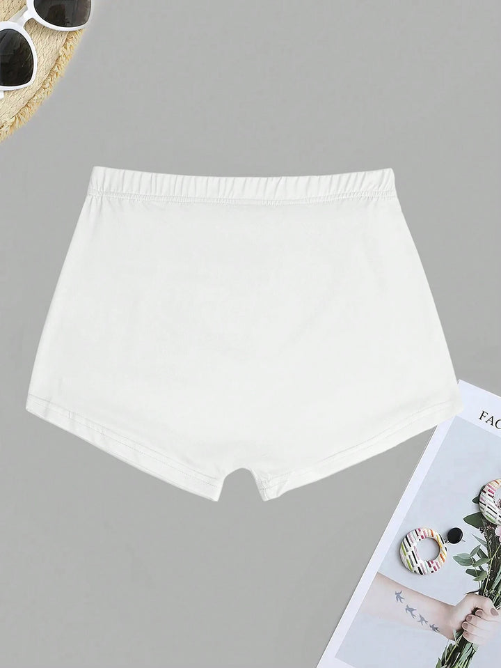 Pantaloni scurți SHEIN, alb