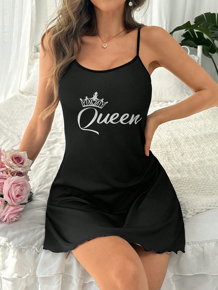 Rochie de noapte SHEIN, negru