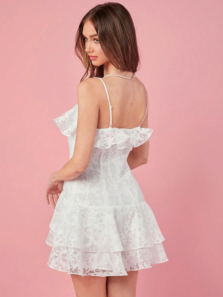 Rochie mini SHEIN, alb