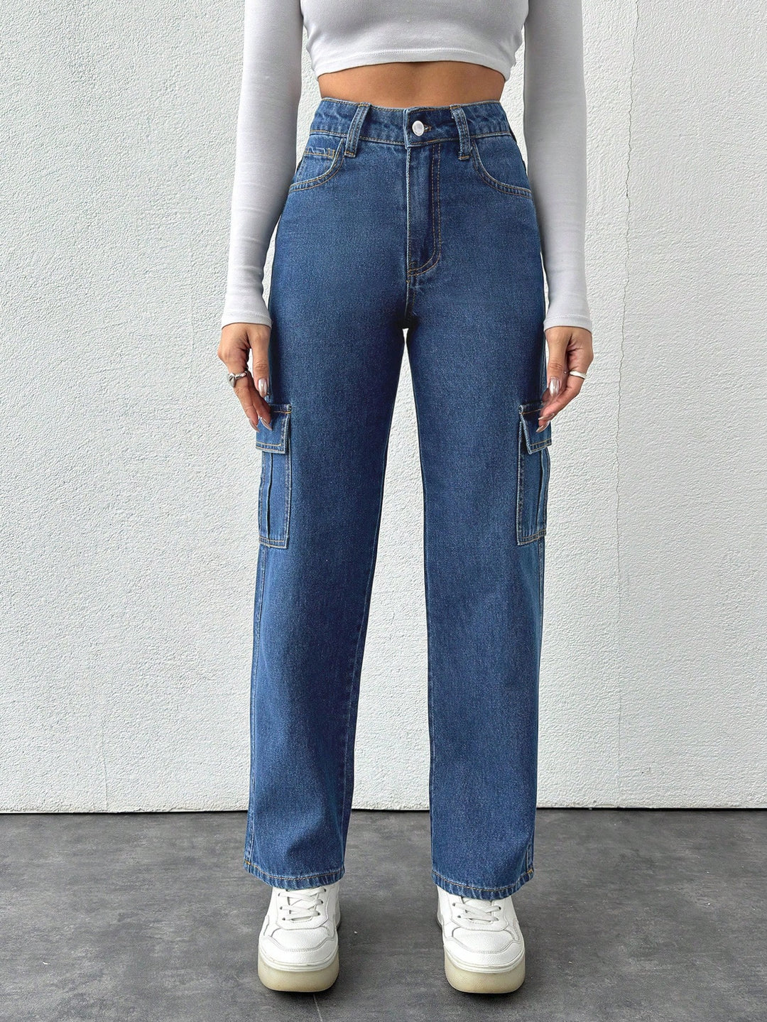 Jeans SHEIN, albastru