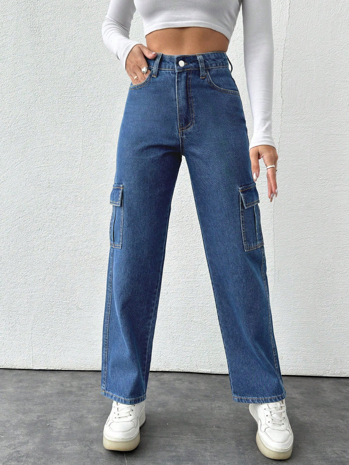 Jeans SHEIN, albastru