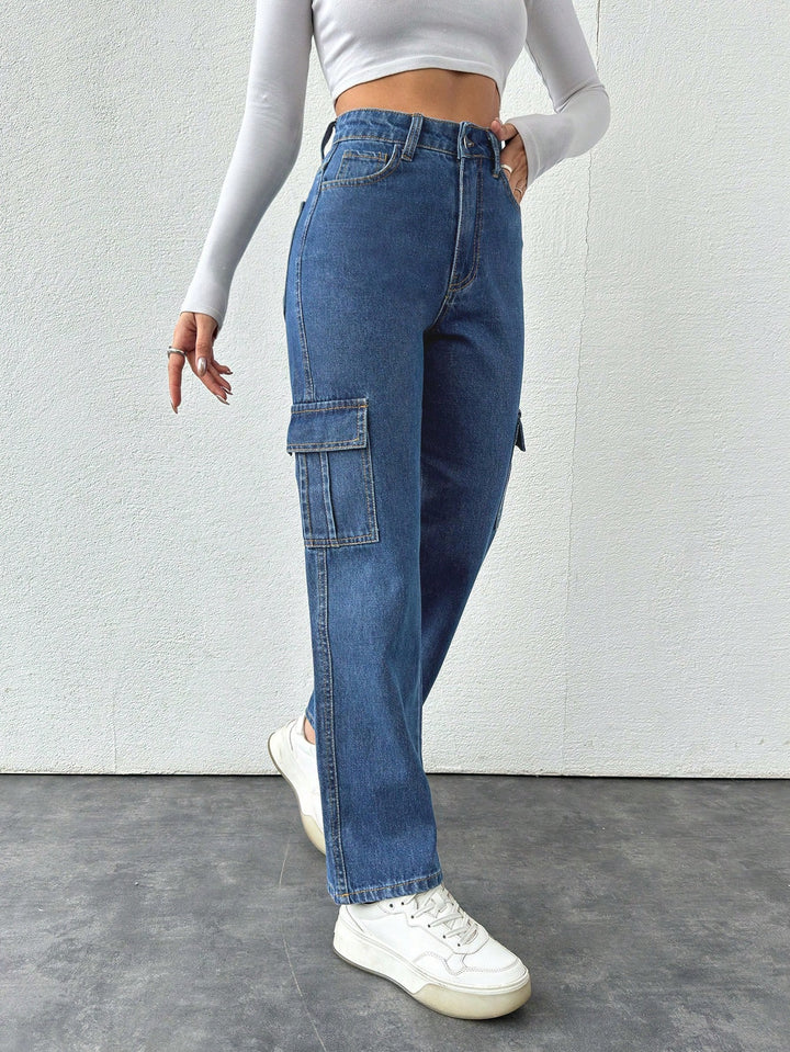 Jeans SHEIN, albastru