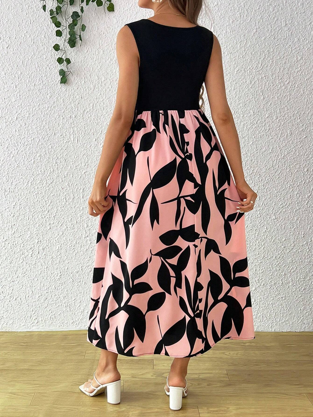 Rochie midi SHEIN, mix culori