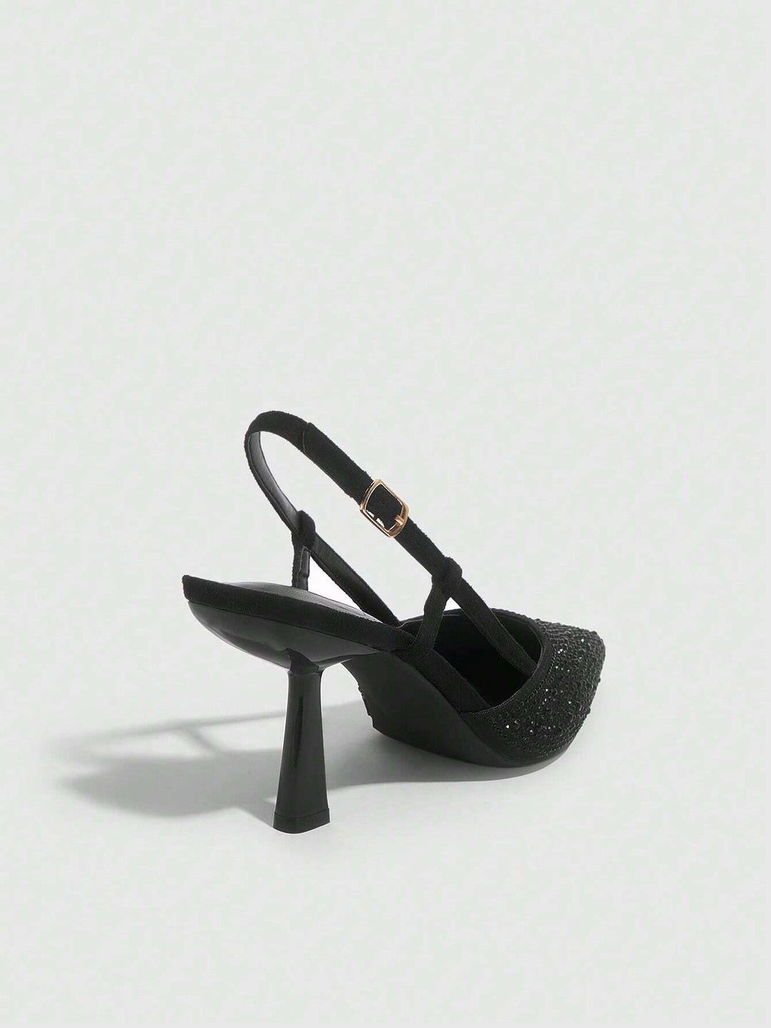 Pantofi cu toc SHEIN, negru