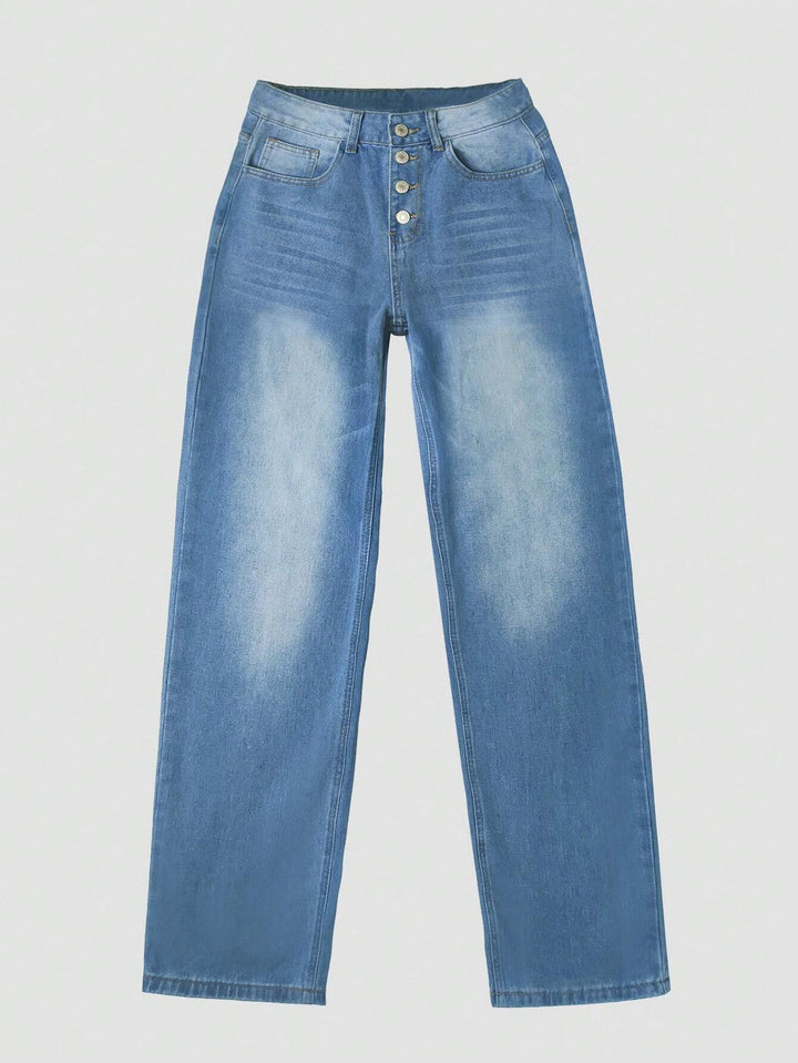 Jeans SHEIN, albastru