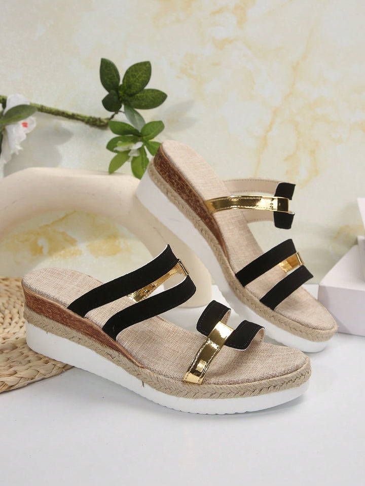 Sandale SHEIN, negru