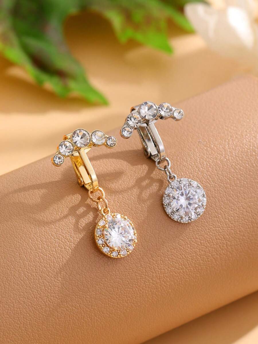 PIercing buric fals cu clips SHEIN, auriu