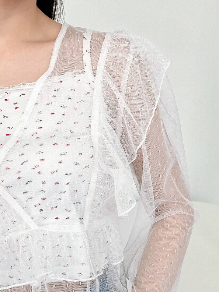 Top SHEIN, alb
