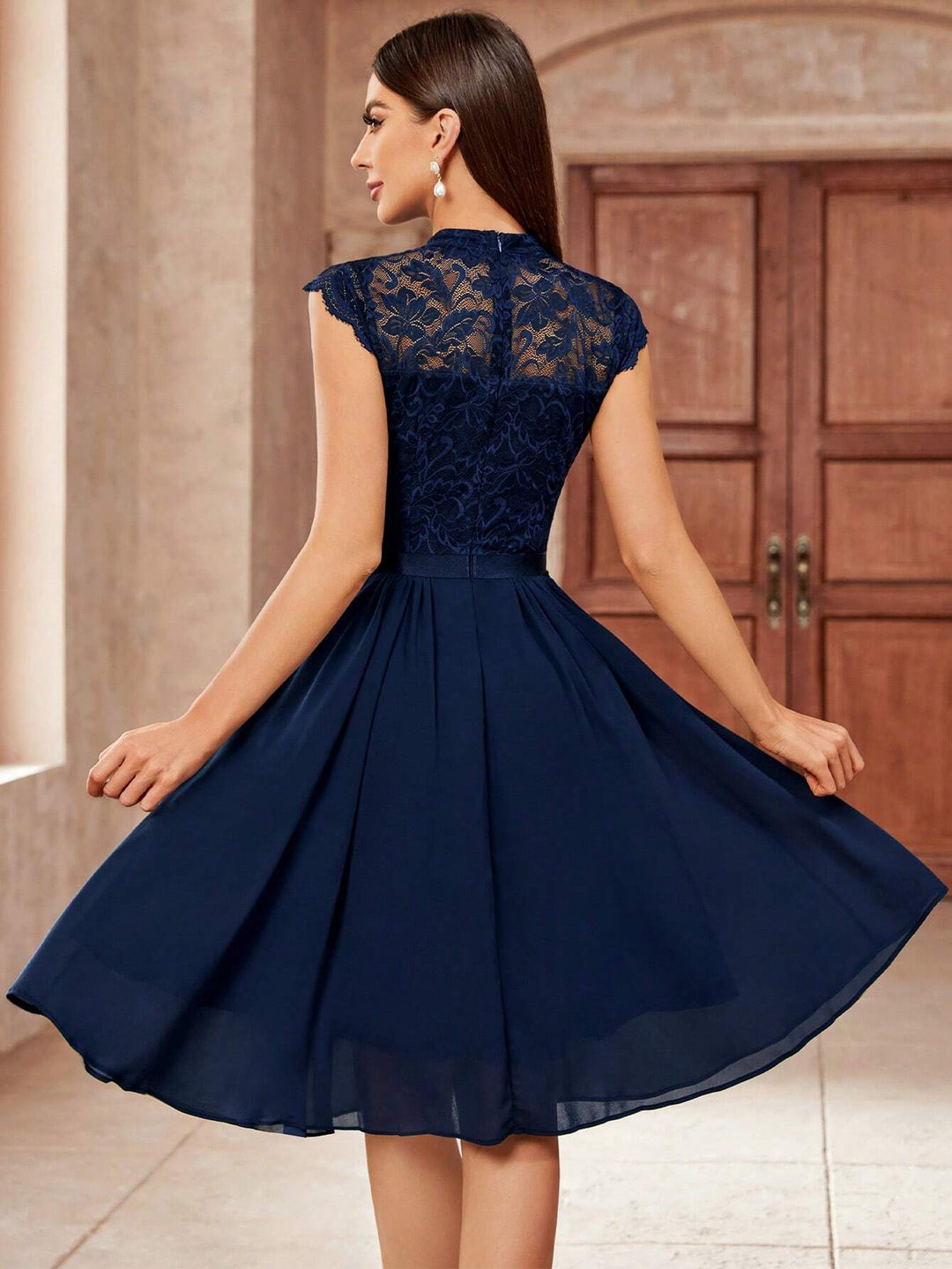Rochie de ocazie SHEIN, albastru