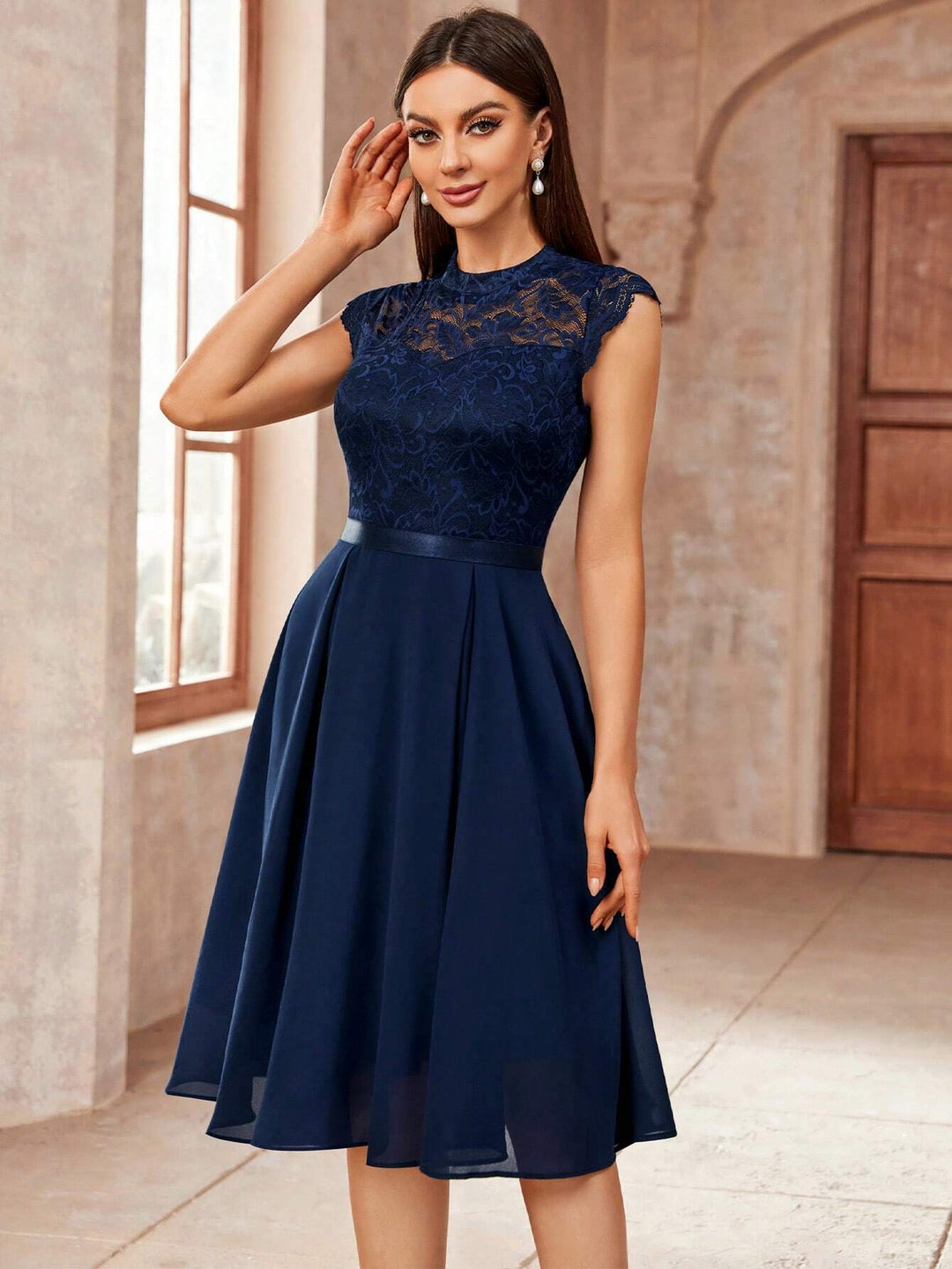 Rochie de ocazie SHEIN, albastru