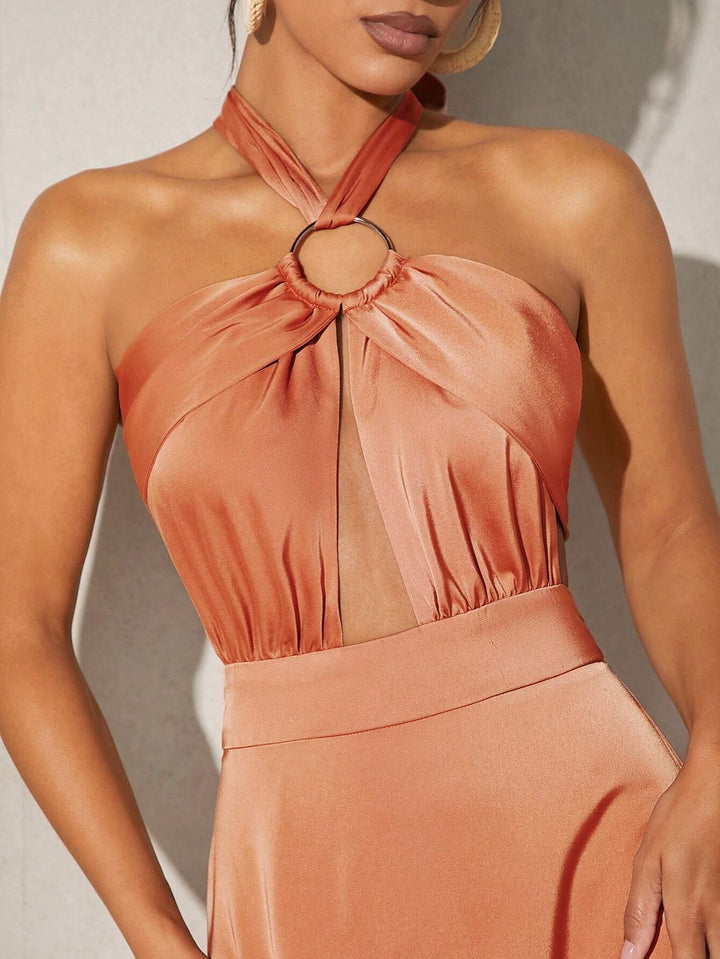 Rochie mini SHEIN, portocaliu