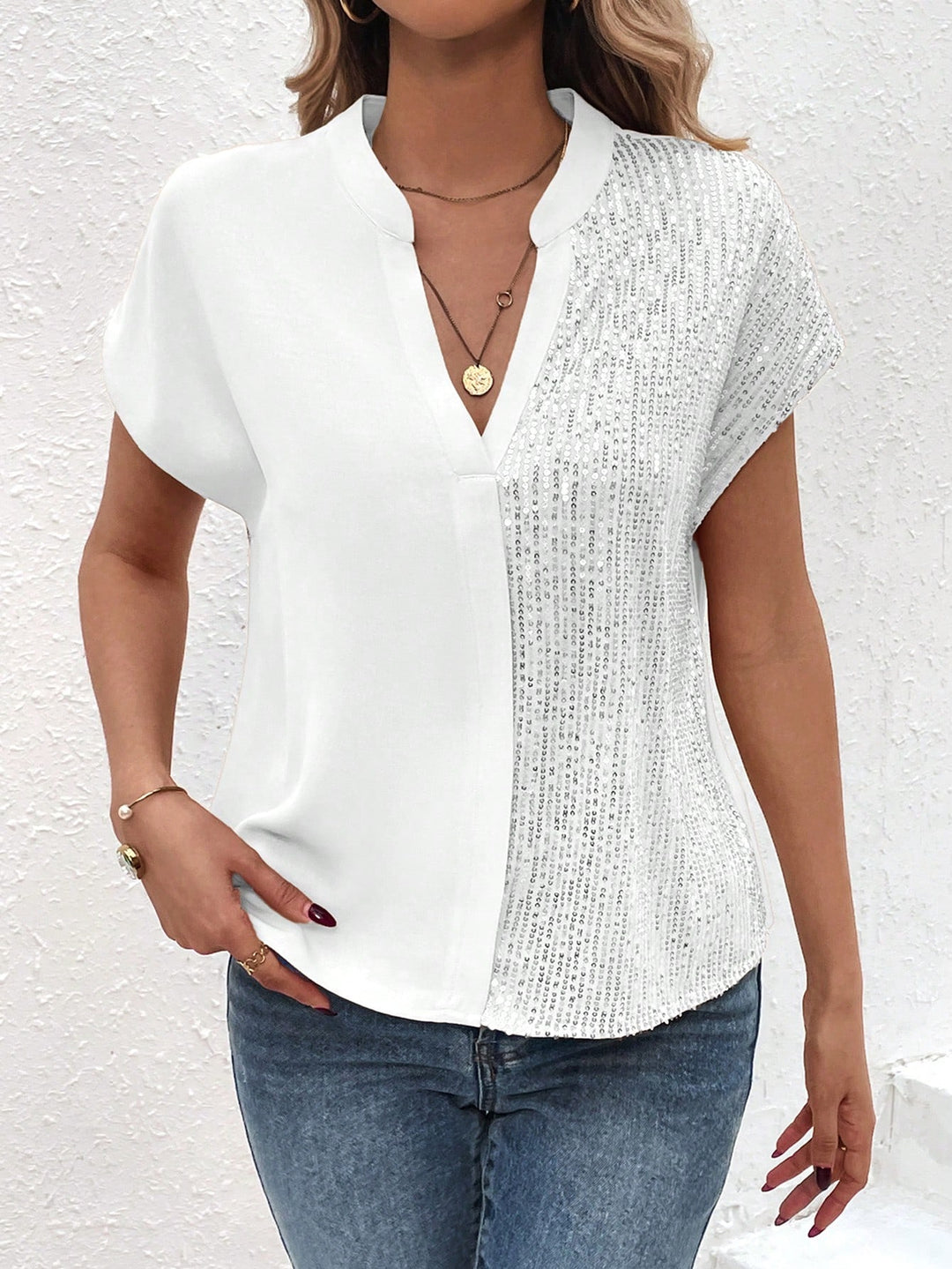 Bluza SHEIN, alb
