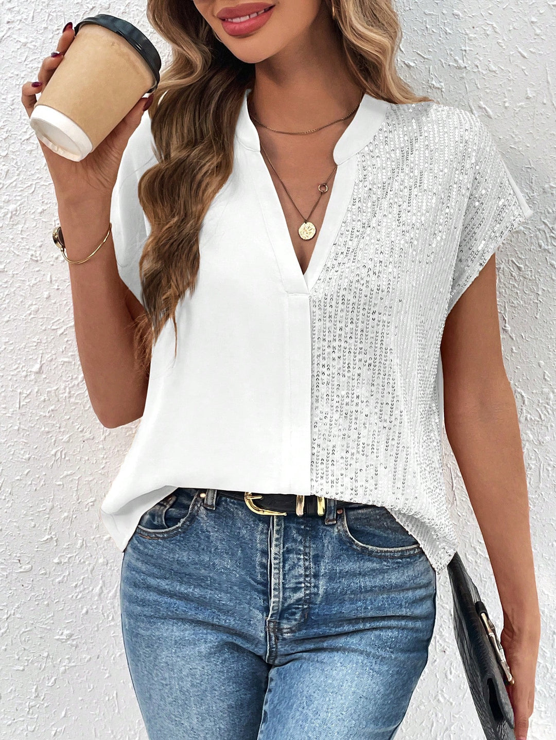 Bluza SHEIN, alb