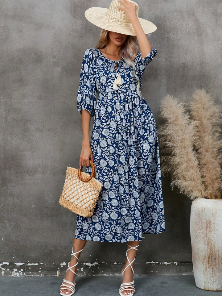 Rochie maxi SHEIN, albastru
