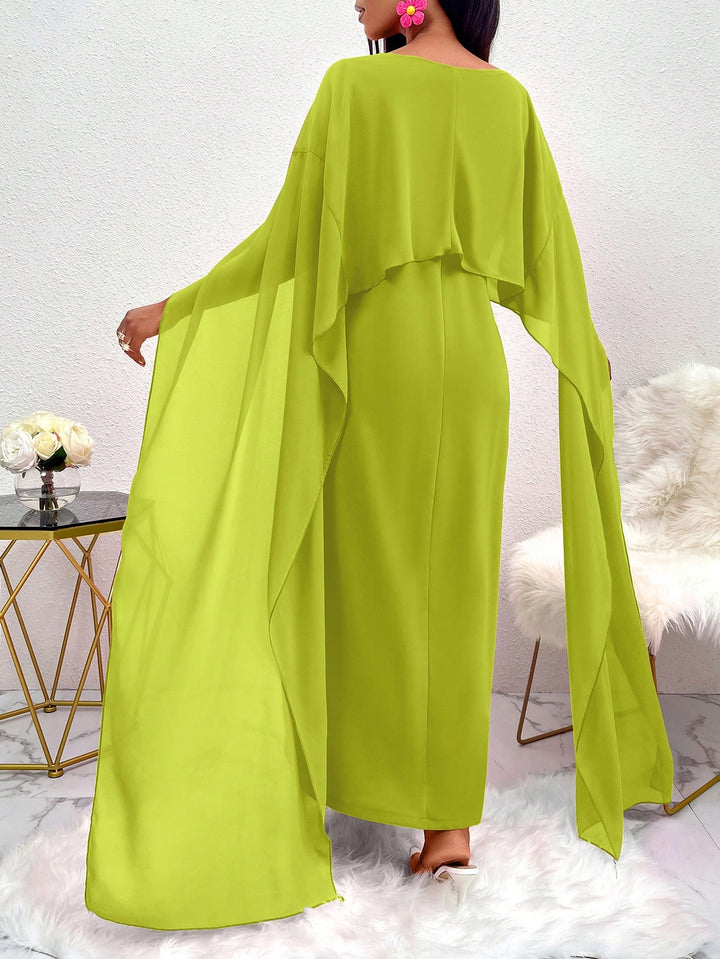 Rochie maxi SHEIN, verde