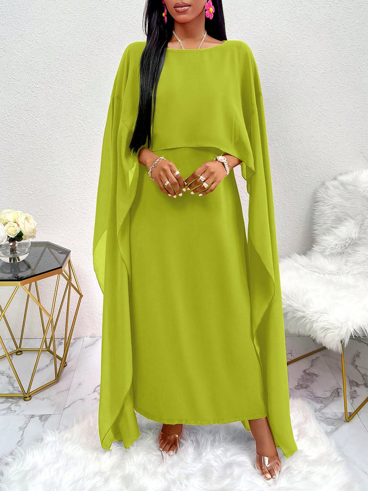 Rochie maxi SHEIN, verde
